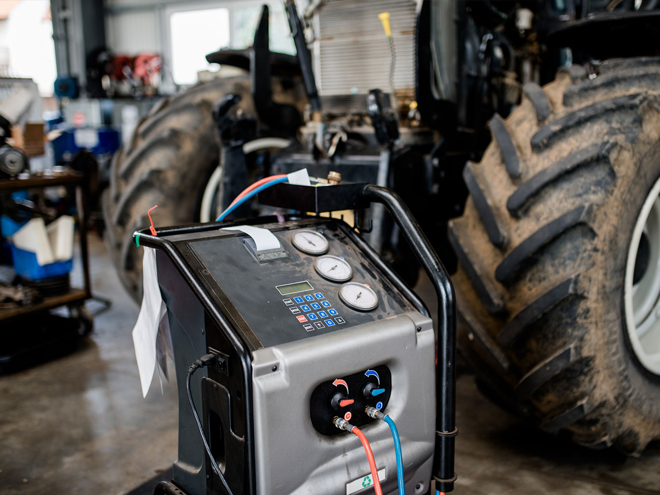 Klimaservice für Landmaschinen